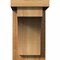 Ekena Millwork Huntington Rough Sawn Corbel w/Backplate, Western Red Cedar, 6"W x 10"D x 10"H COR06X10X10HUN01RWR - alternate 2